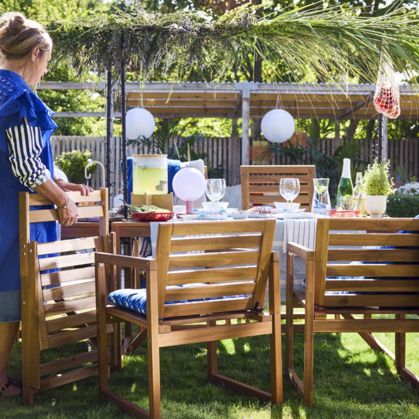 NÄMMARÖ, silla con reposabrazos de exterior. 5 de 7 open dialog