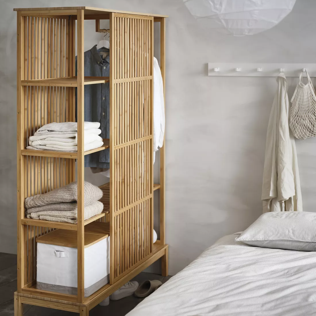 IKEA Puerto Rico - NORDKISA open wardrobe with sliding door