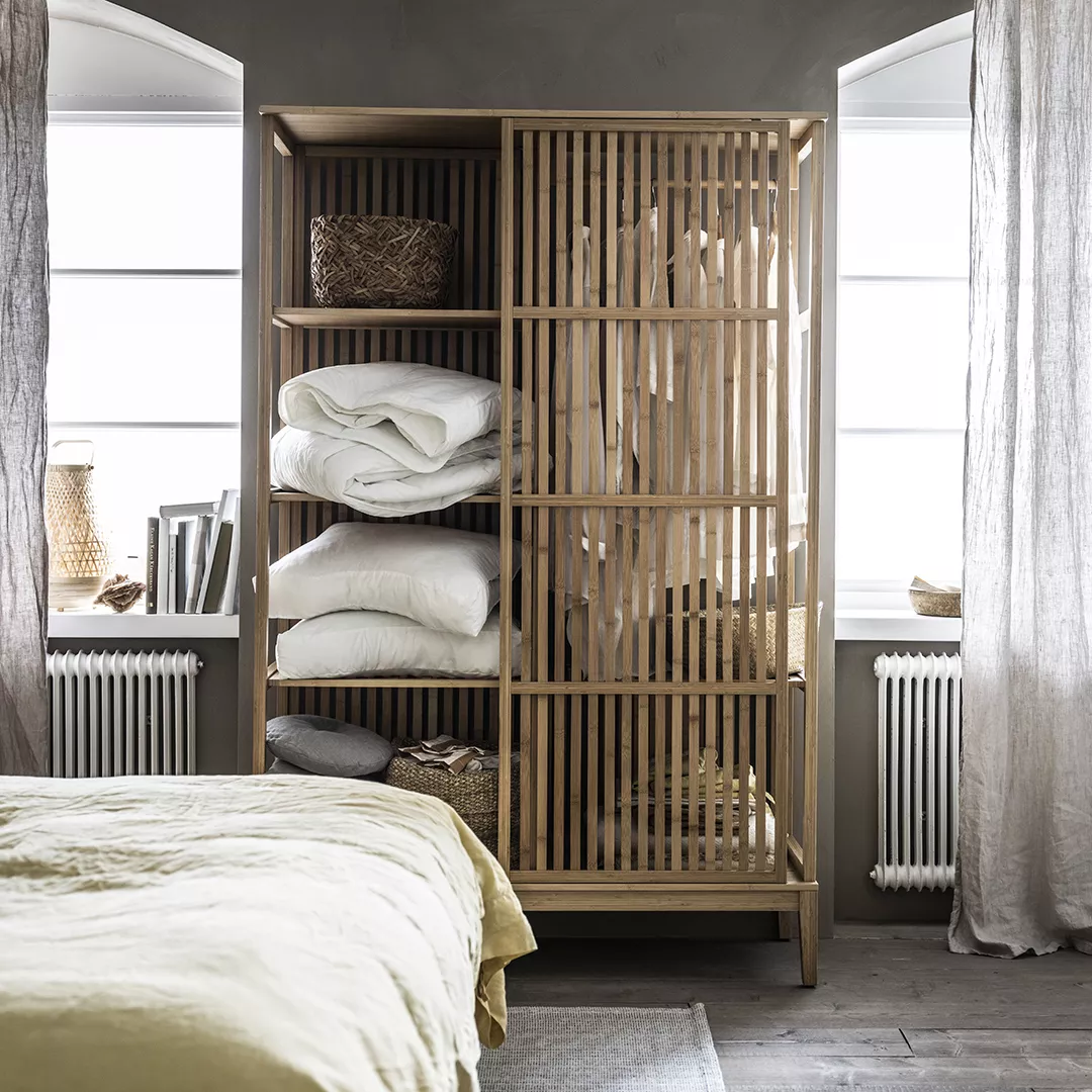 IKEA Puerto Rico - NORDKISA open wardrobe with sliding door
