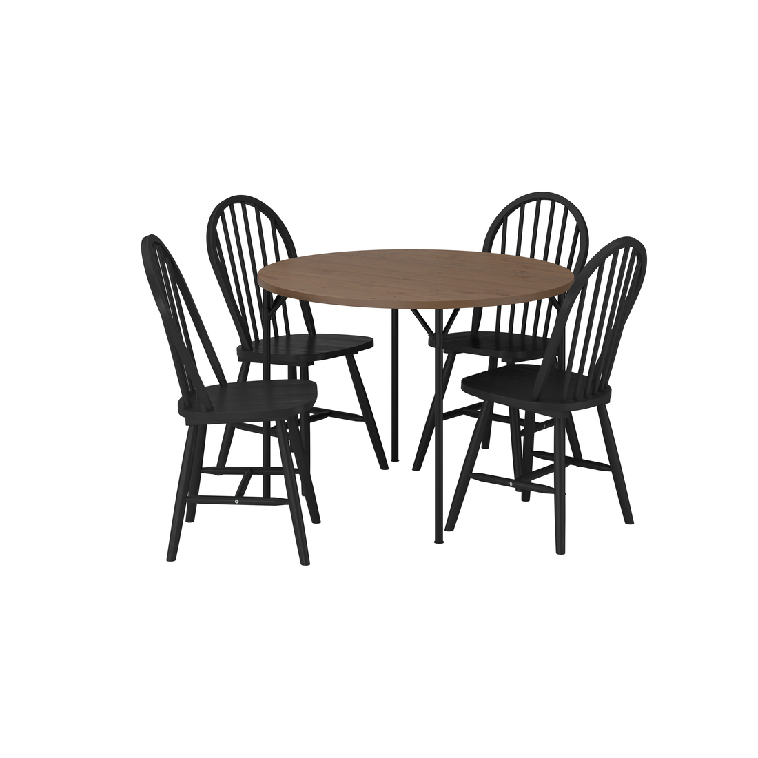 GRÖTÅN / SKOGSTA, round dining table and 4 chairs. 1 of 7 open dialog