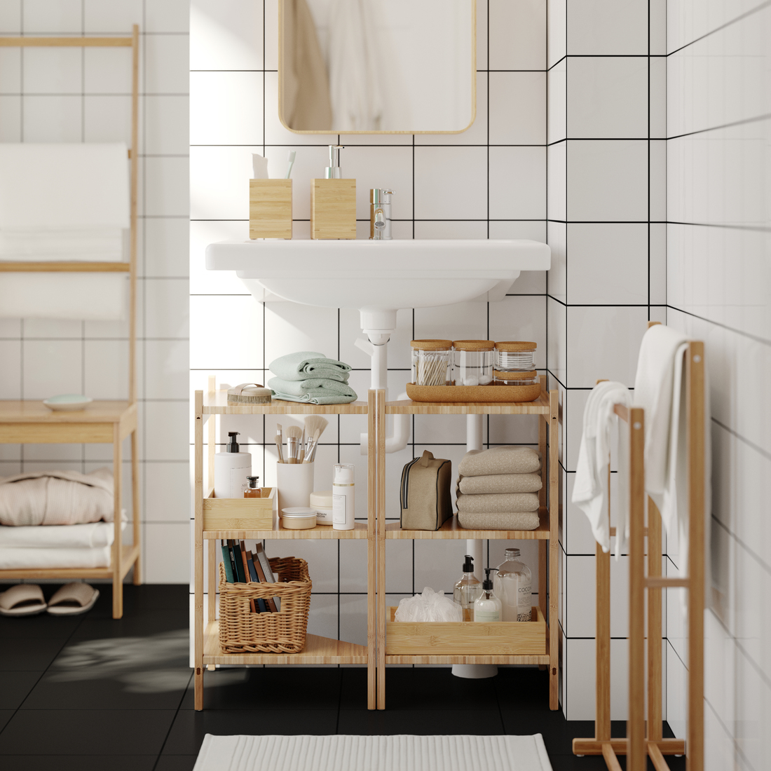 RÅGRUND, sink shelf/corner shelf. 3 of 4 open dialog