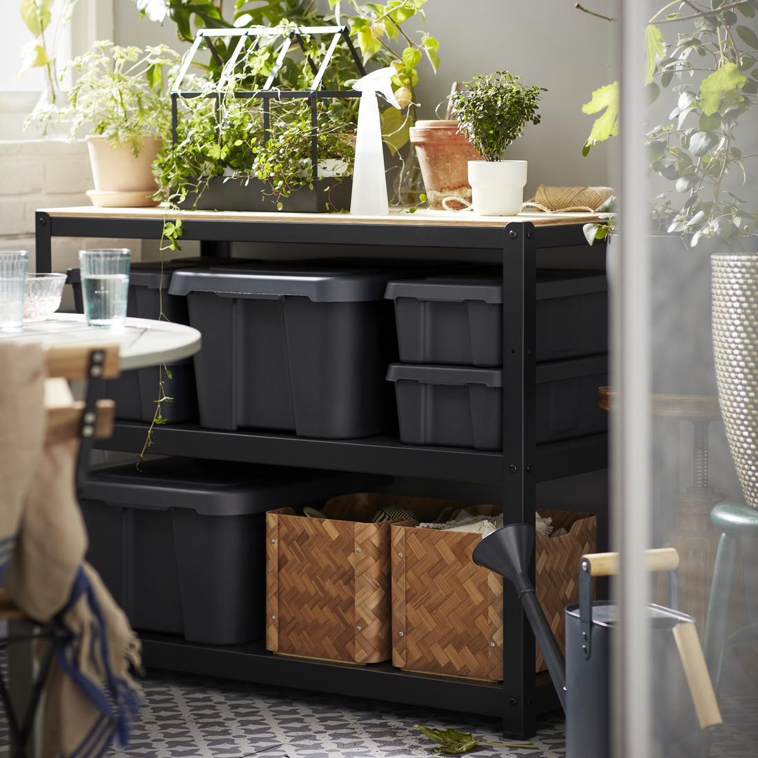 KLÄMTARE, box with lid, indoor/outdoor. 5 of 6 open dialog