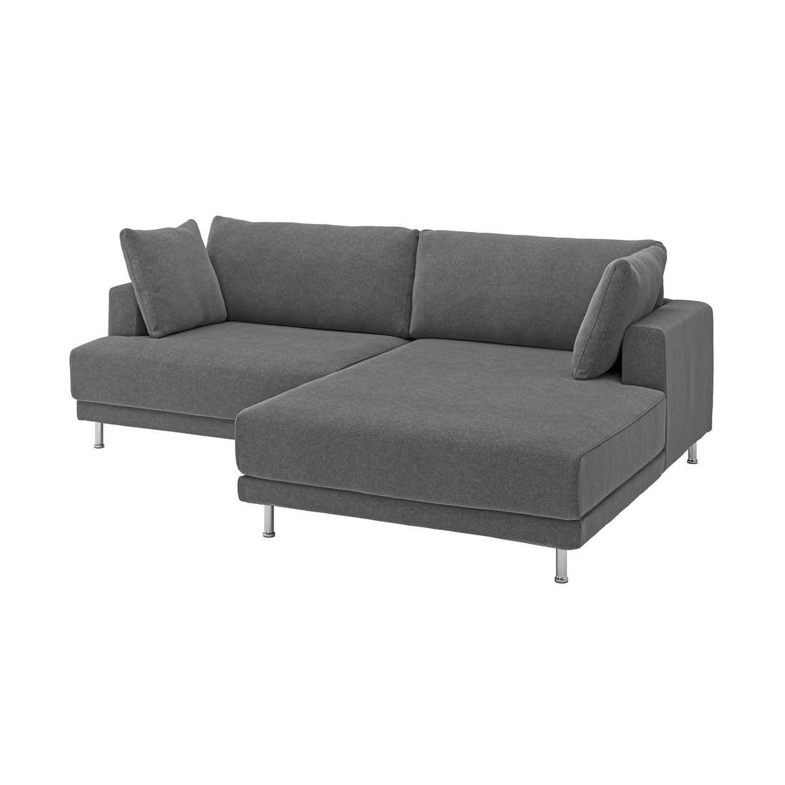 Selecciona una variación de color: con chaise longue, drcha/Johanneshov gris oscuro