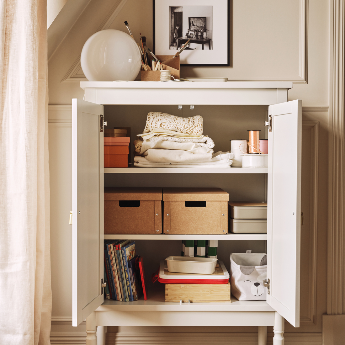 An elegant and simple place to store your things.