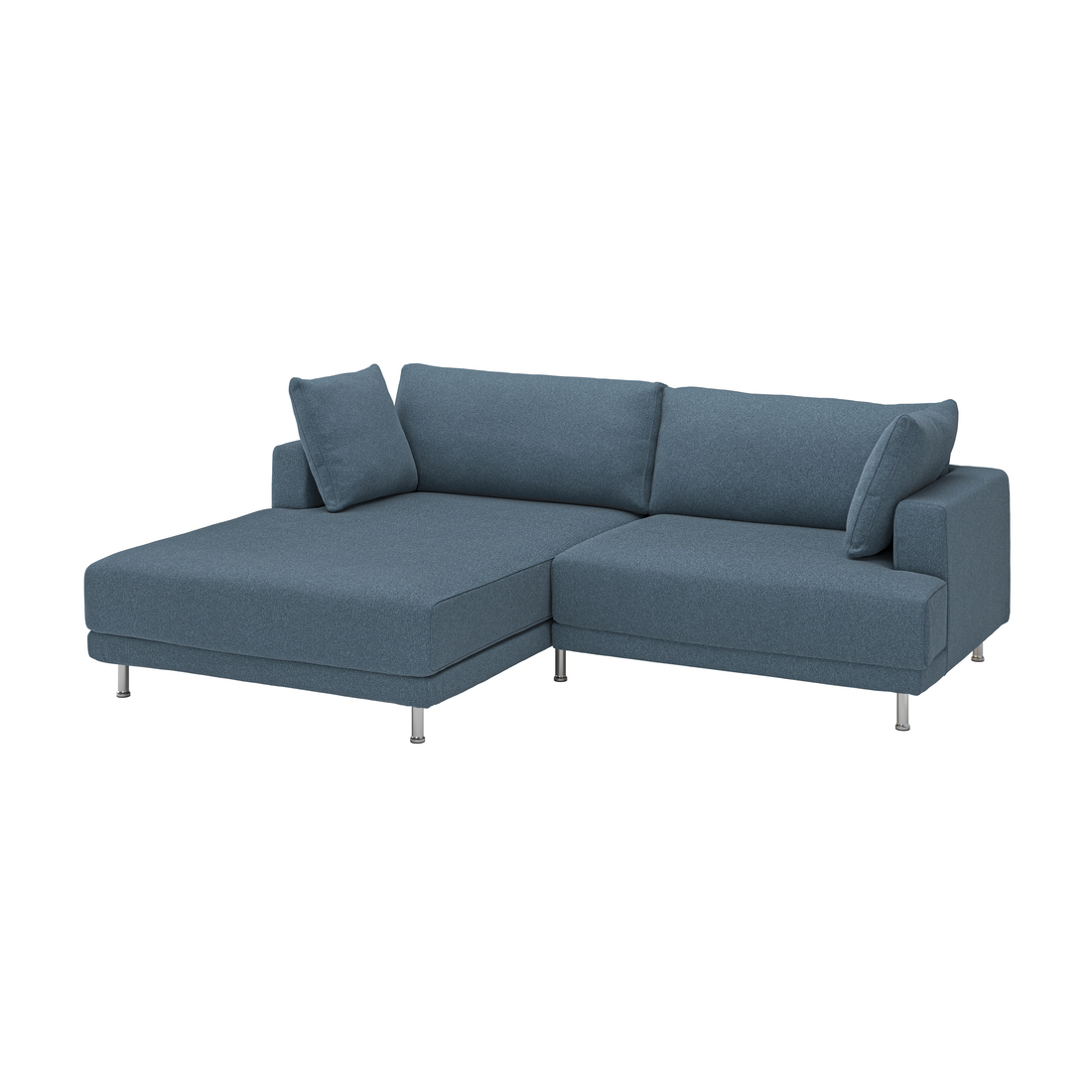 Selecciona una variación de color: con chaise longue iqzda/Axvall azul grisáceo oscuro