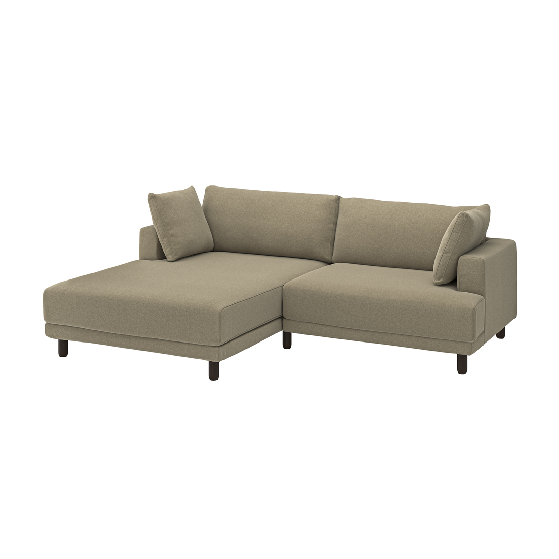 Selecciona una variación de color: con chaise longue iqzda/Johanneshov marrón-beige