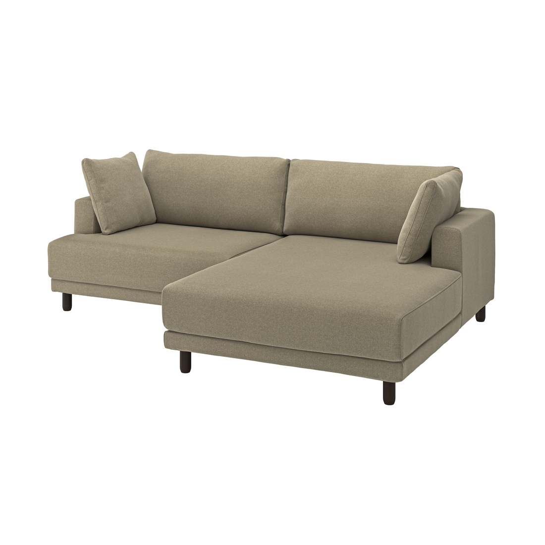 Selecciona una variación de color: con chaise longue, drcha/Johanneshov marrón-beige