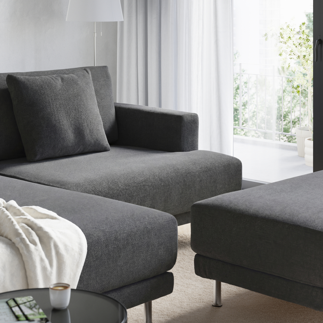 UPPÅKRA, sectional, 3-seat. 2 of 4 open dialog