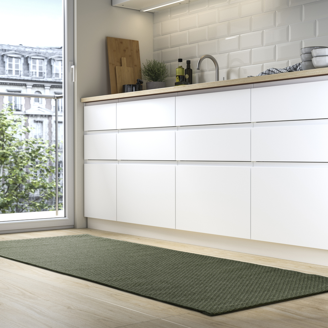 MORUM, rug flatwoven, in/outdoor. 2 of 4 open dialog