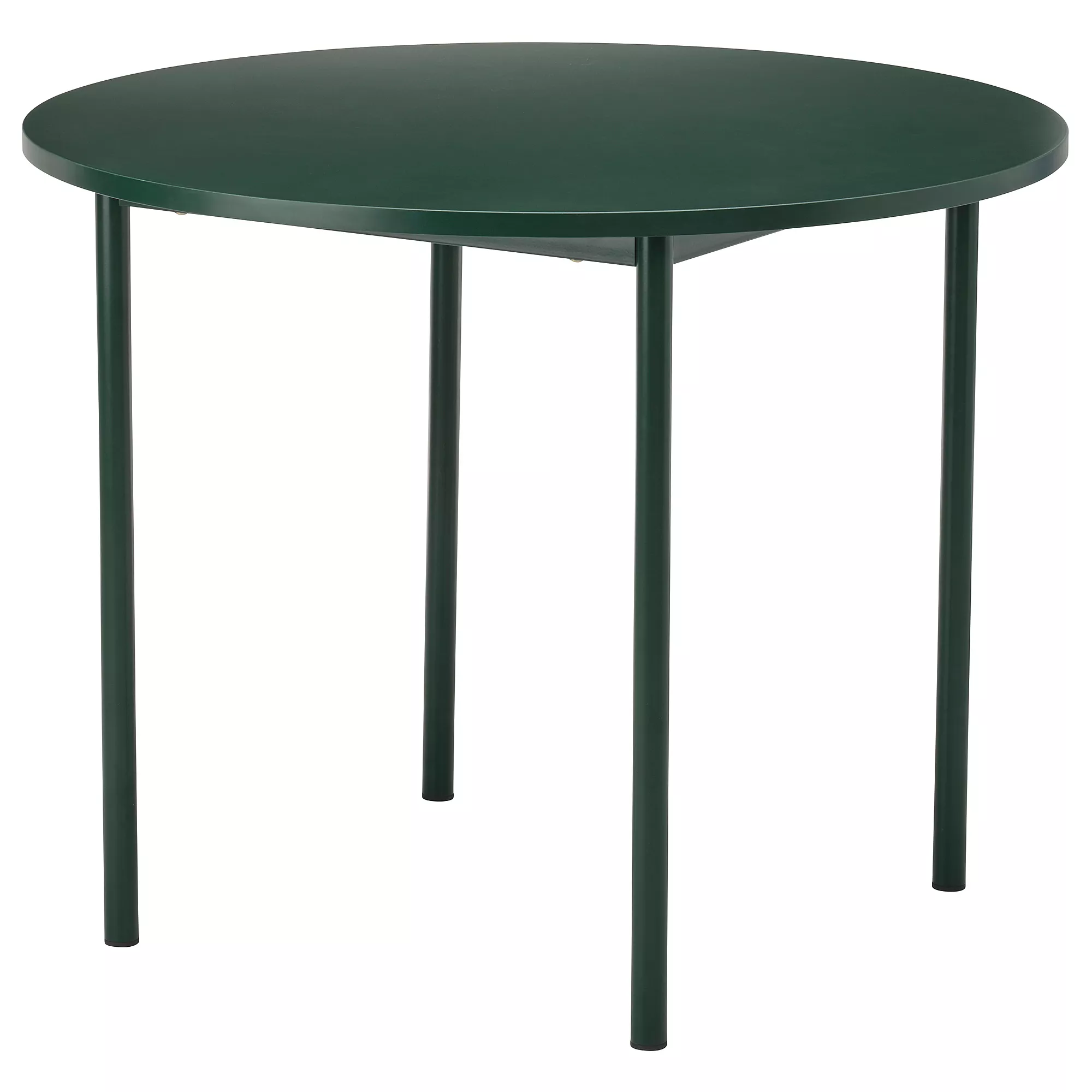 IKEA PS 2026/HÖGVED table and 4 chairs, green/pine