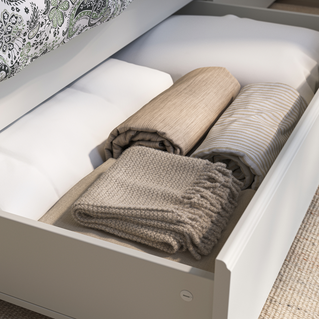 FÅGELFJÄLLET, underbed storage box, set of 2. 3 of 3 open dialog