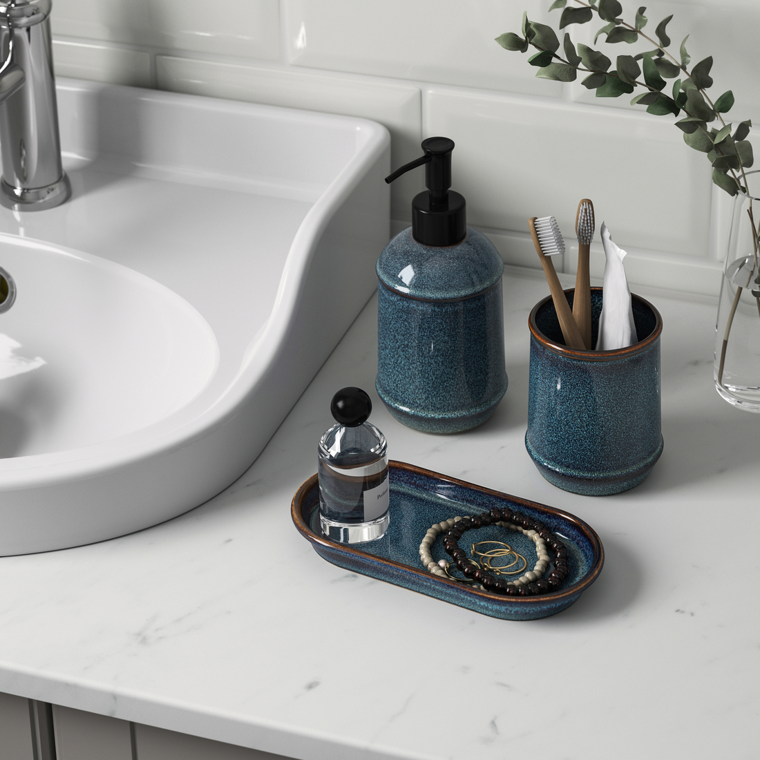 TVÅLSJÖN, juego de baño, 3 piezas. 3 de 3 abrir diálogo