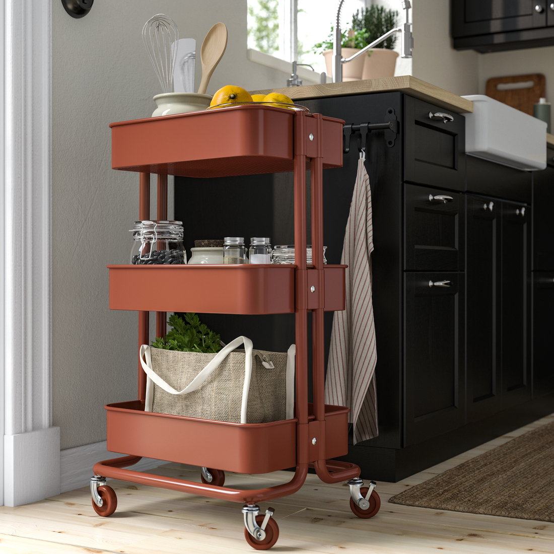 RÅSKOG, utility cart. 2 of 6 open dialog