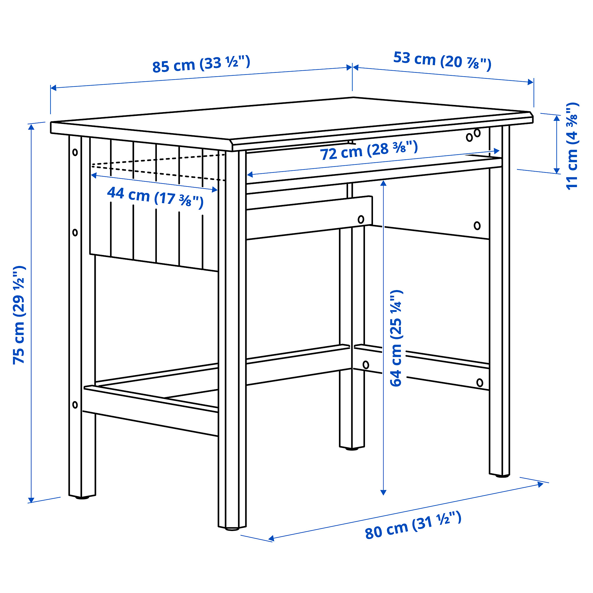 BRYTNING, desk with add-on unit. 4 of 6 open dialog