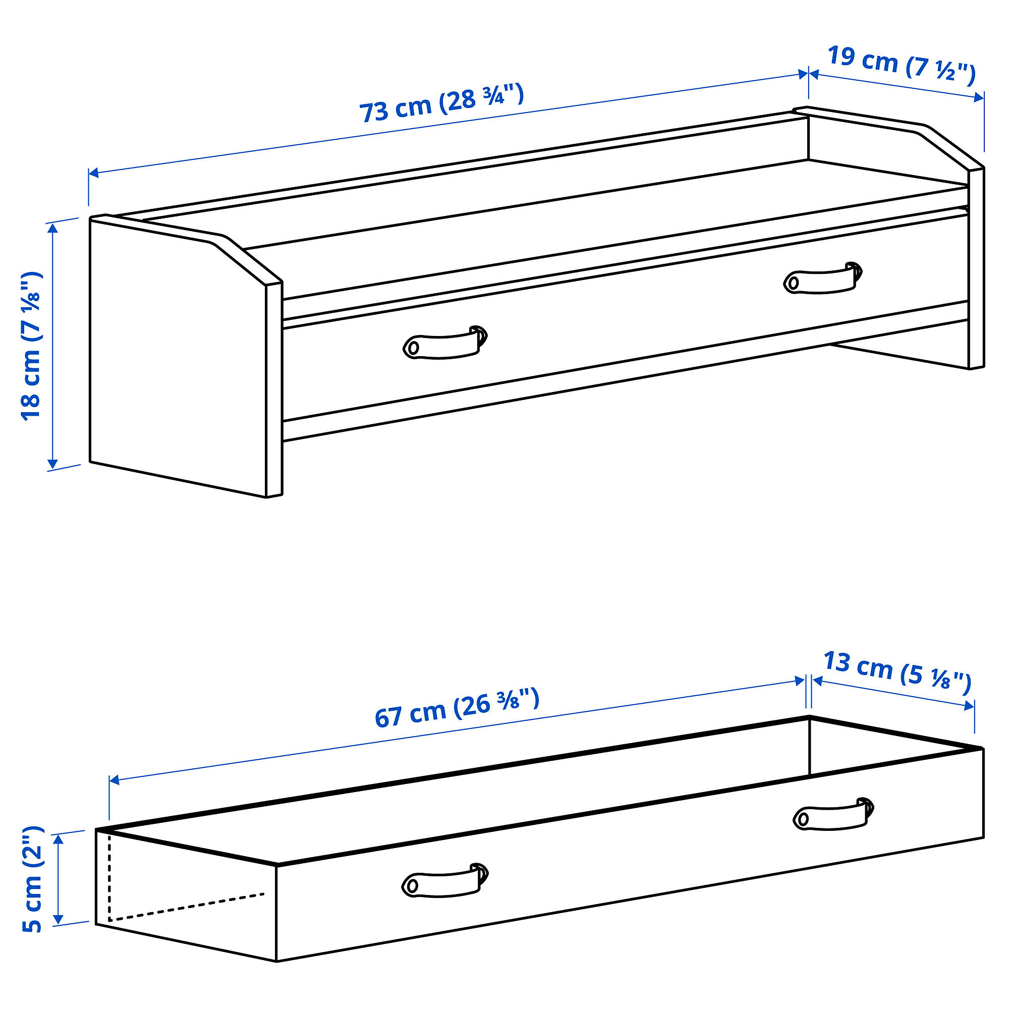 BRYTNING, desk with add-on unit. 6 of 6 open dialog