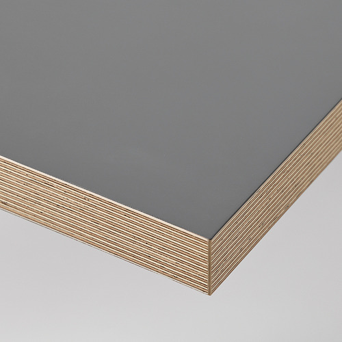 LAGKAPTEN, tablero, Gris oscuro efecto madera