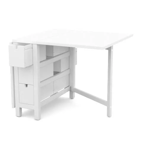 IKEA Puerto Rico - NORDEN drop leaf dining table, white, 10 1/4/35