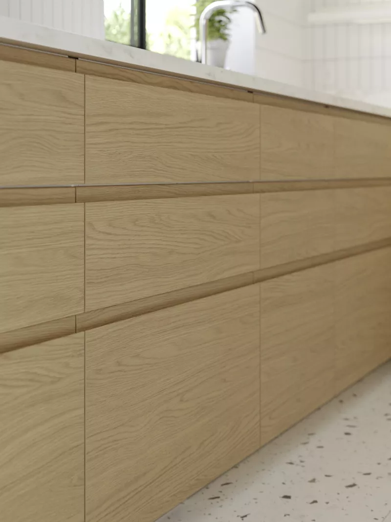 IKEA Puerto Rico - An oak effect kitchen with storage all around