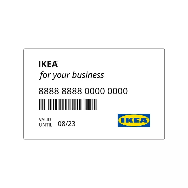 Card ikea business