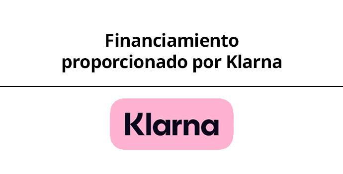 Text indicating financing provided by Klarna with the Klarna logo.