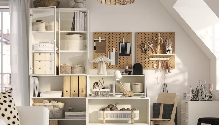 IKEA Puerto Rico - BILLY bookcase with foldable table, white, 31 1/2 ...